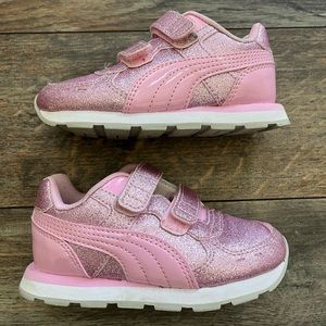 Puma Pink Glitter Toddler shoe size 8C